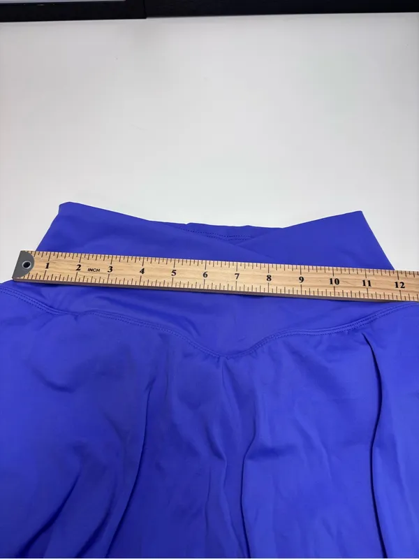 HALARA SoftlyZero Airy Crossover 2 in 1 Tennis Skirt Skort Periwinkle Color S - Image 7