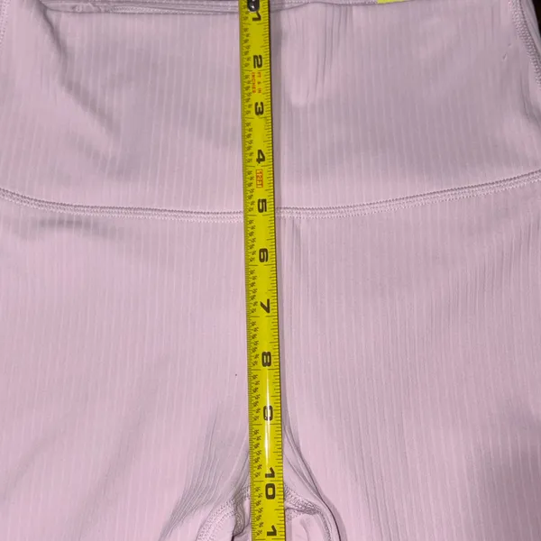 Ultra High-Rise Ribbed Leggings - Light Pink - Image 8