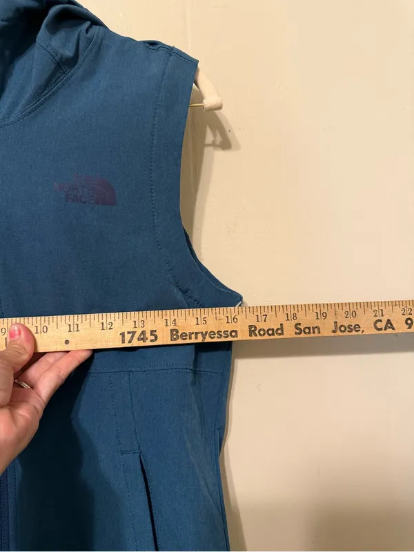 The North Face Teal Blue Hooded Women’s Vest XS - Image 9