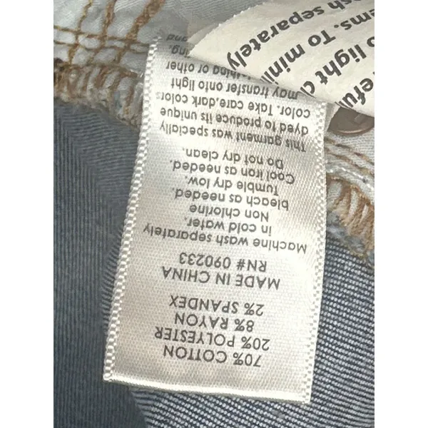 PacSun Push‎ Up Jegging Women's Size 30 Blue Denim Power Super Stretch Jeans - Image 4