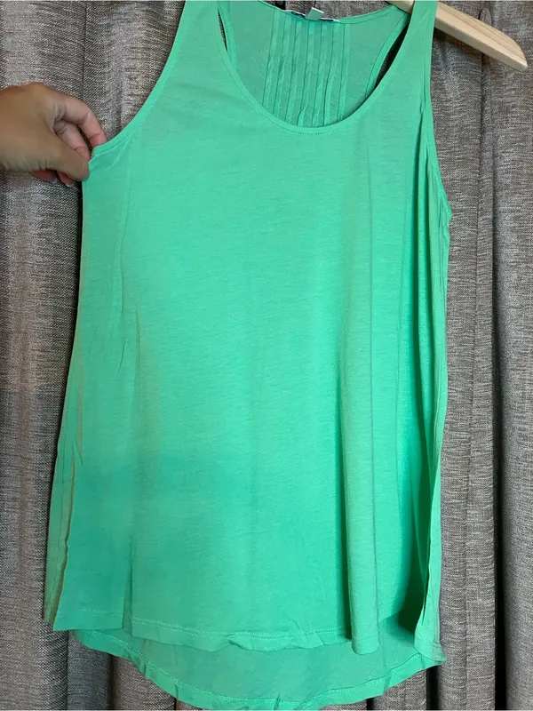 Southern Tide Green Sleeveless Scoop Neck Racerback Tank Top Size Small - Image 4