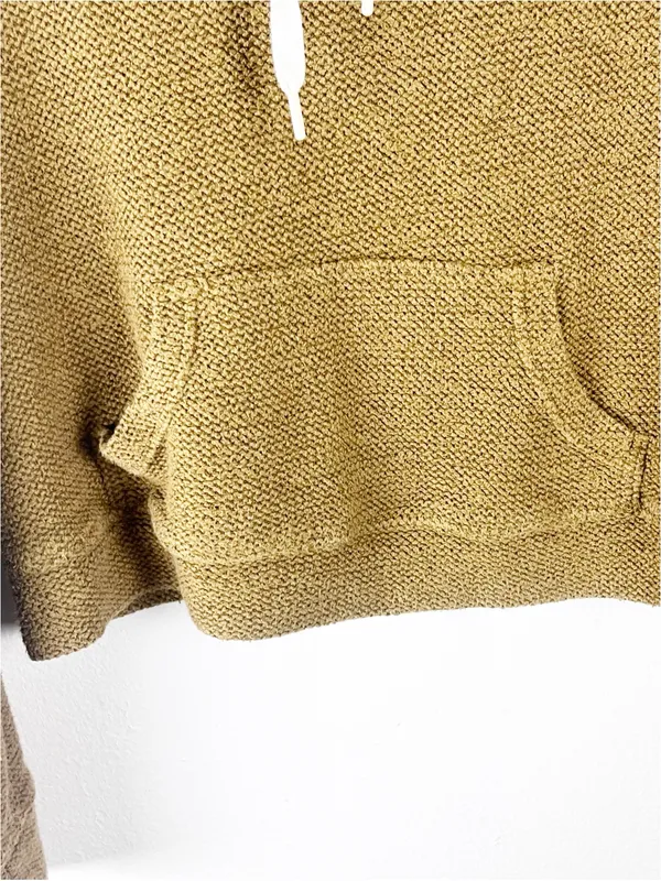 OFFLINE BY AERIE Drawstring Funnel Neck Kangaroo Pocket Cropped Pullover Small - Image 8