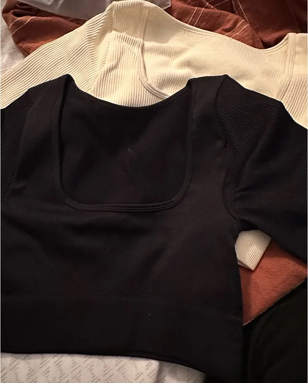 Crop top Long Sleeve Shirt - Image 9