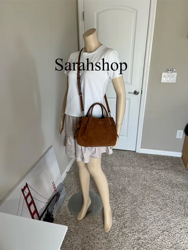 Kate Spade Dumpling Suede Satchel - Image 6