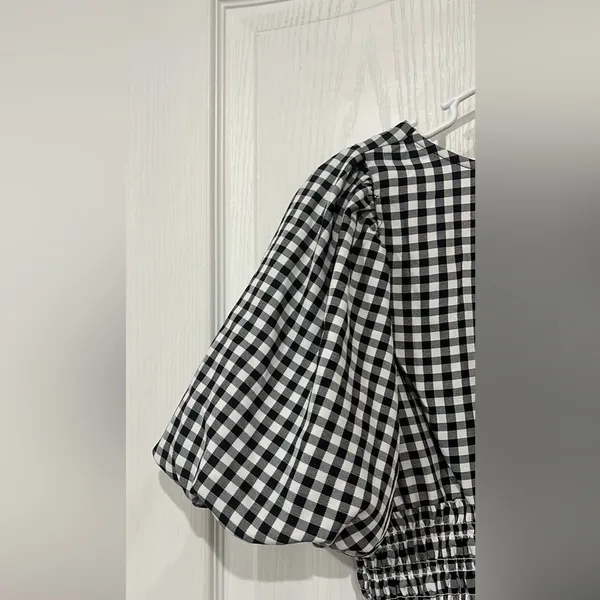 FINAL PRICE NWOT Lea & Viola Checkered Midi Dress - Image 8