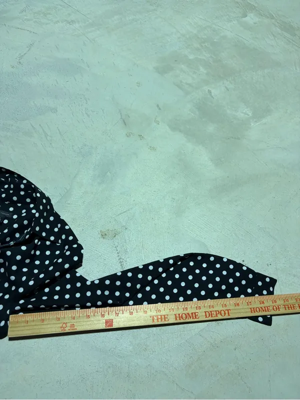 Ann taylor Polka Dot Button-Up Shirt Black/White XS - Image 3