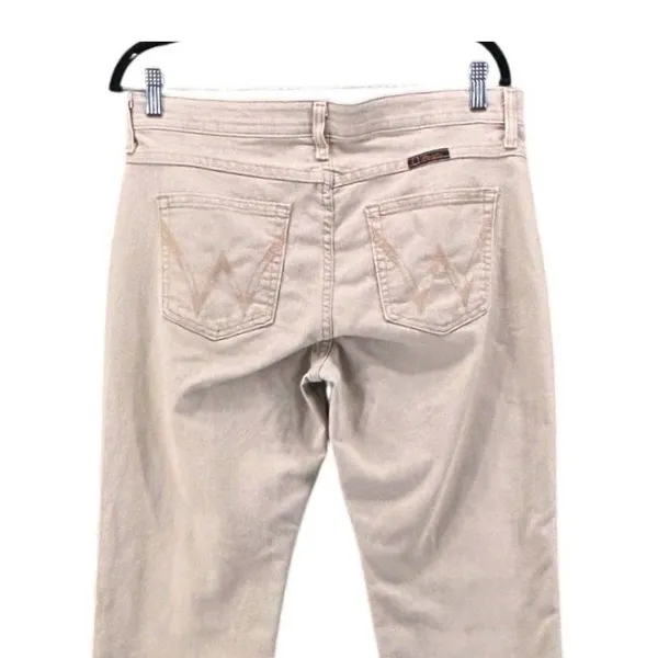 Wrangler Q-Baby Riding Jeans 12 Cream Bootcut Mid Rise 11/12x34 Cowgirl Elastic - Image 4