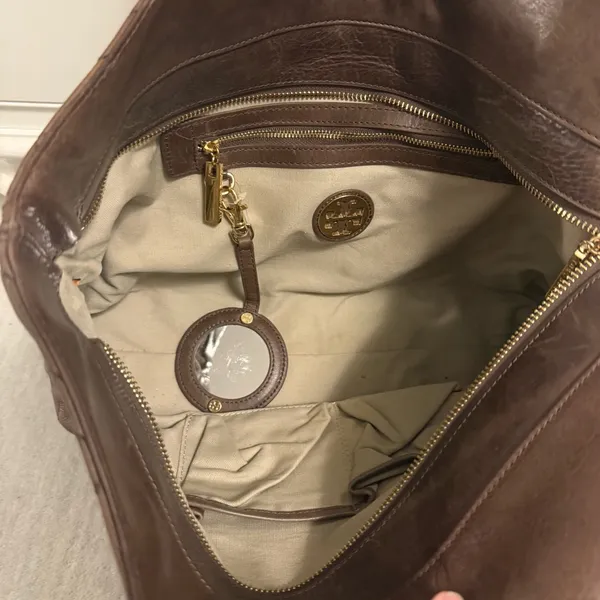 Tory Burch T Stitch Leather Tote - Image 3