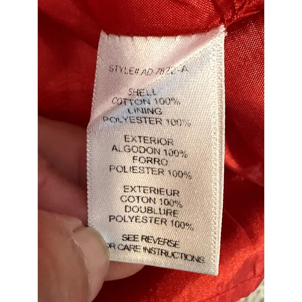 Anyn K Women's Red Strapless 100% Cotton Peplum Mini Dress S Excellent Condition - Image 9