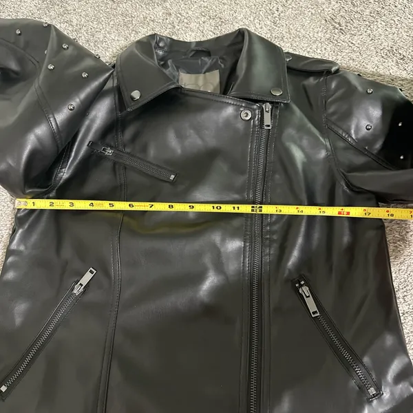 Maurices Black Studded Faux Leather Moto Jacket - Women - Image 8