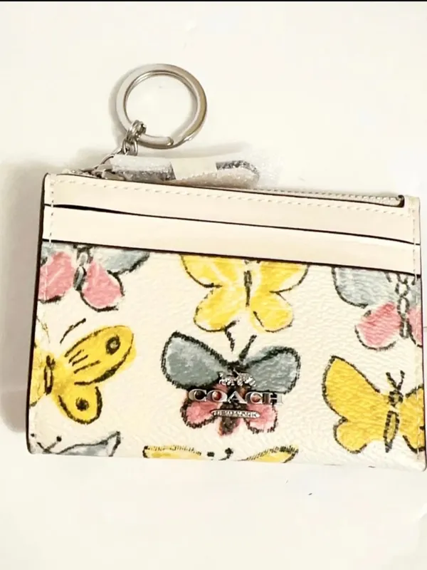 NWT Coach Teri Mini Crossbody Bag With Butterfly Print CAJ94+ card case CAR22 - Image 5