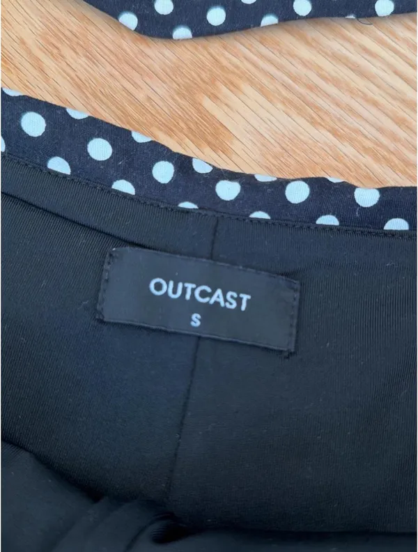 Outcast Clothing 2 Piece Set Piai Corset Top Polka Dot Black Piai Shorts Polka Dot Black - Image 4