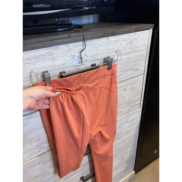 Free People Movement High Rise Free Style Pants Coral Orange Joggers Womens S - Image 2