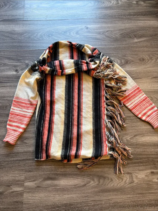 Stripped cardigan with vibrant colors small. - Image 4
