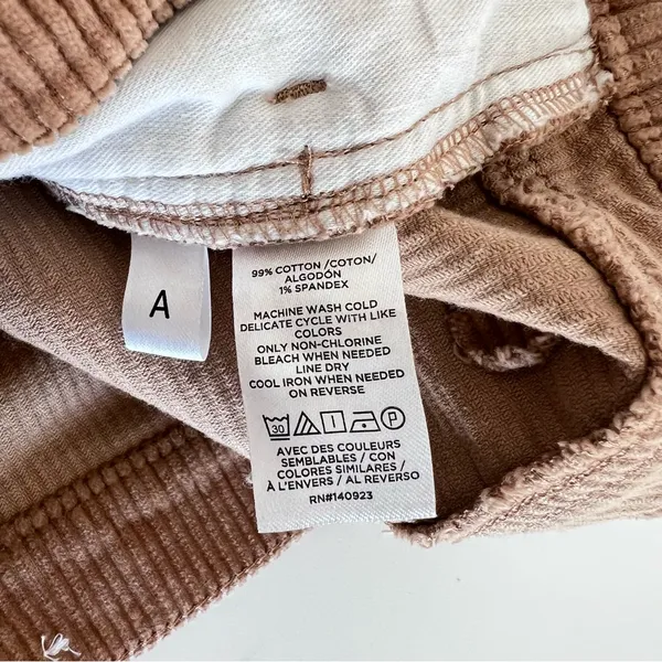 LOFT Women's Straight Corduroy High‎ Rise Pants Perfect Camel - Image 6