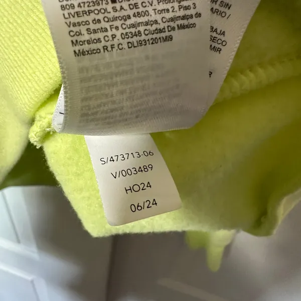 ATHLETA Easy Fleece 1/2 Zip Hoodie Citron Yellow‎ Neon Sweatshirt Womens Small - Image 5