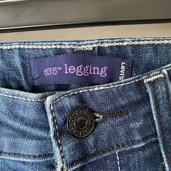Levi's‎ 535 sz 5 blue legging jeans - Image 4