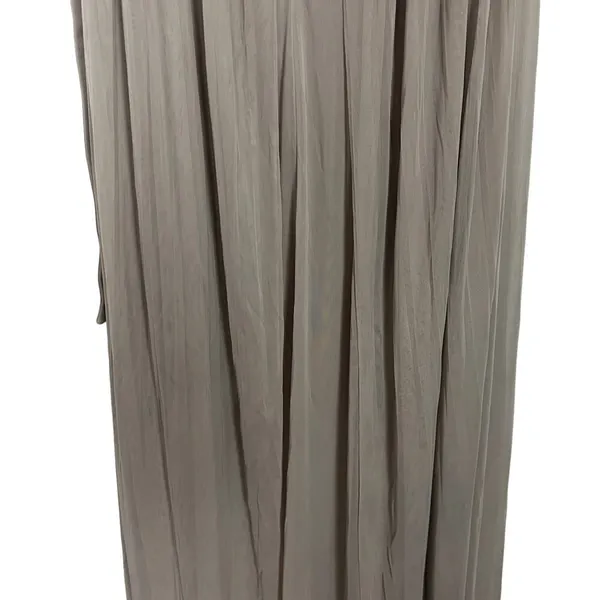 David's Bridal One Shoulder Strap Beige Maxi Dress Size 4 - Image 12