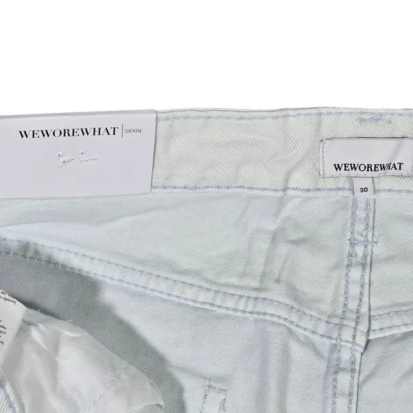 WEWOREWHAT Kick Flare Jeans Size 30 Stretch Denim Super‎ Bleached - Image 7