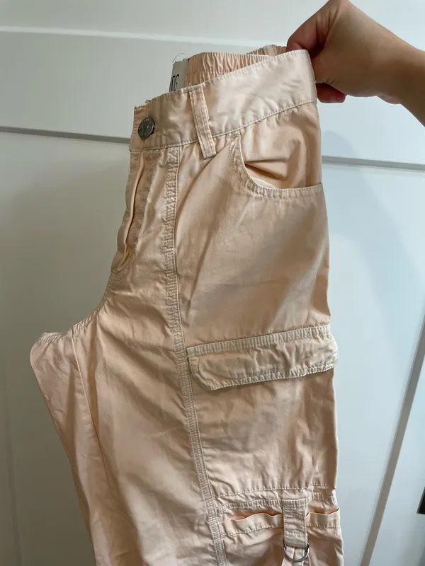 Urban Outfitters Light Pink Cargo Pants - Image 8