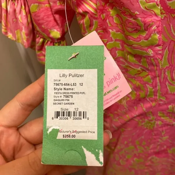 NWT Lilly Pulitzer Fiesta Dress Size 12 - Image 4