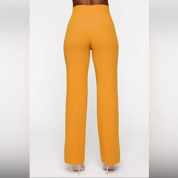 Retrology mustard pants size medium waist and inseam is pictured NWOT - Image 4