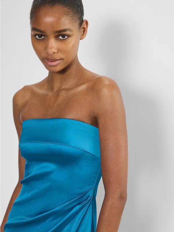 Aritzia Ten Exclusive Satin Dress - Strapless - Image 5