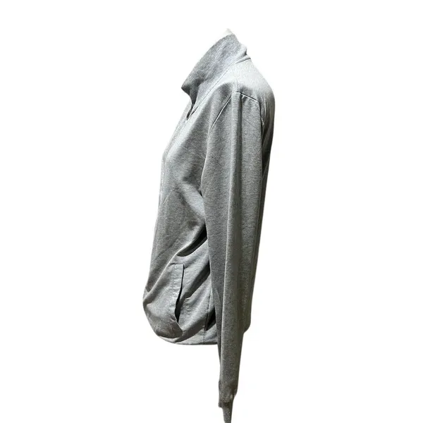 ASOS Women's Gray Zip-Up Jacket Size M Casual Mid-Length Long Sleeve - Image 5