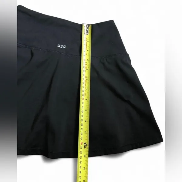 DSG Women's Performance Skort Skirt Black Mid-Rise Built-in-Shorts Size XS - Image 6