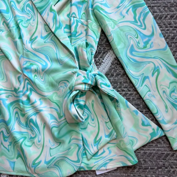 ASOS Desgin Tie Dye Jacket sz US 6 - Image 2