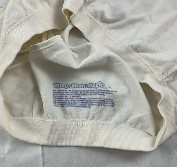 XL more than magic off white T shirt sports bra - Image 3