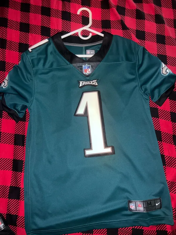 Men's Philadelphia Eagles Jalen Hurts Nike Midnight Green Team Game Jersey - Image 5