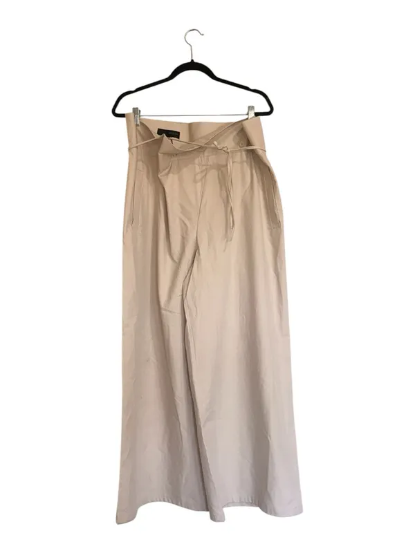 NWOT ZARA Bloggers Fave High-waisted trousers Palazzo Pocket Medium Beige Cream - Image 8