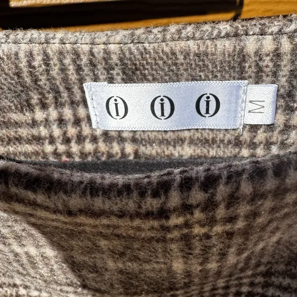 Women's Wool‎ Blend Mini Skirt Plaid Clueless Side Zip Lined Preppy Academia Med - Image 3