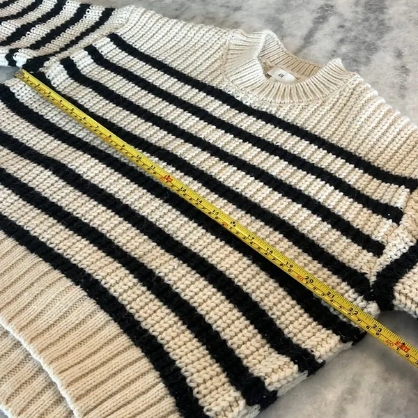 H&M Stripe Sweater - Image 5