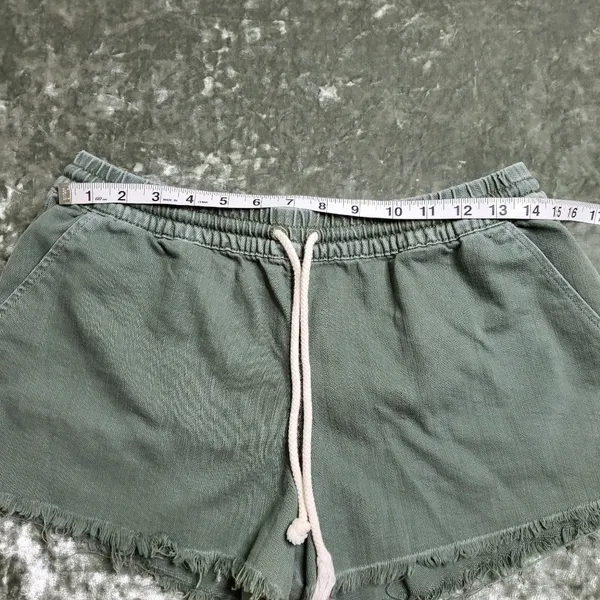 Aerie Drawstring‎ Green Shorts - Image 4