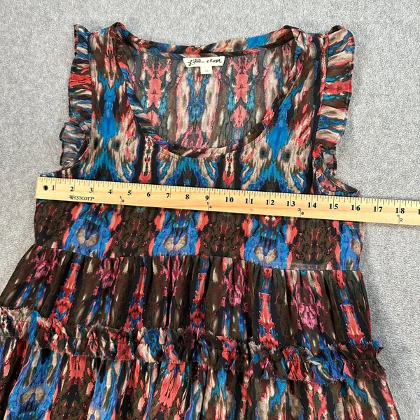 Lilis Closet Anthropologie Sibylline Mini Dress Women's X-Small Sheer Tiered - Image 4