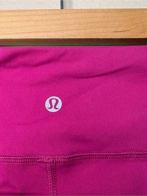 Lululemon Fuchsia Legging pink full length athletic preppy quiet luxury 4 casual - Image 6