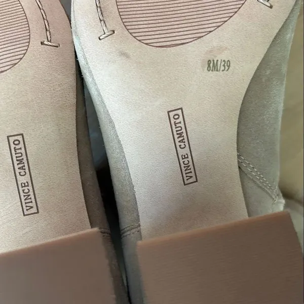 Vince Camuto Casey Boot Knee High Beige Suede Block Heel Size 8, NWT, no box - Image 7