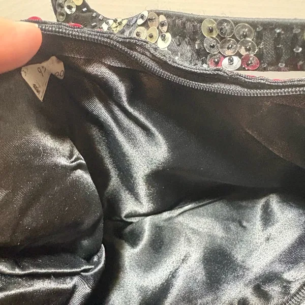 NWOT Sequin Multicolour Shoulder Bag Gold - Image 5