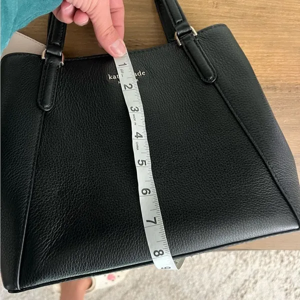 Kate Spade Medium Triple Compartment Satchel Jackson Black With Wallet - Image 12