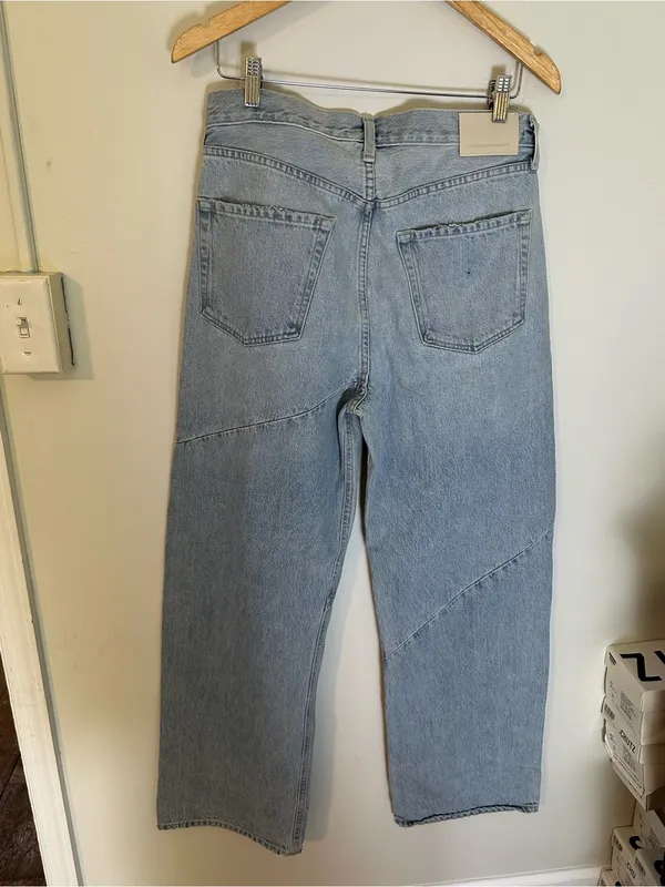 NWOT Citizens of Humanity Ayla Swirl High-Rise Tapered Jeans 28 - Image 4
