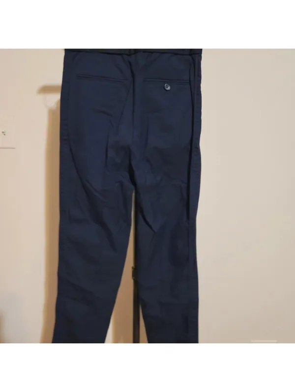 Acne Studios Blue Straight Leg Pants New - Image 4