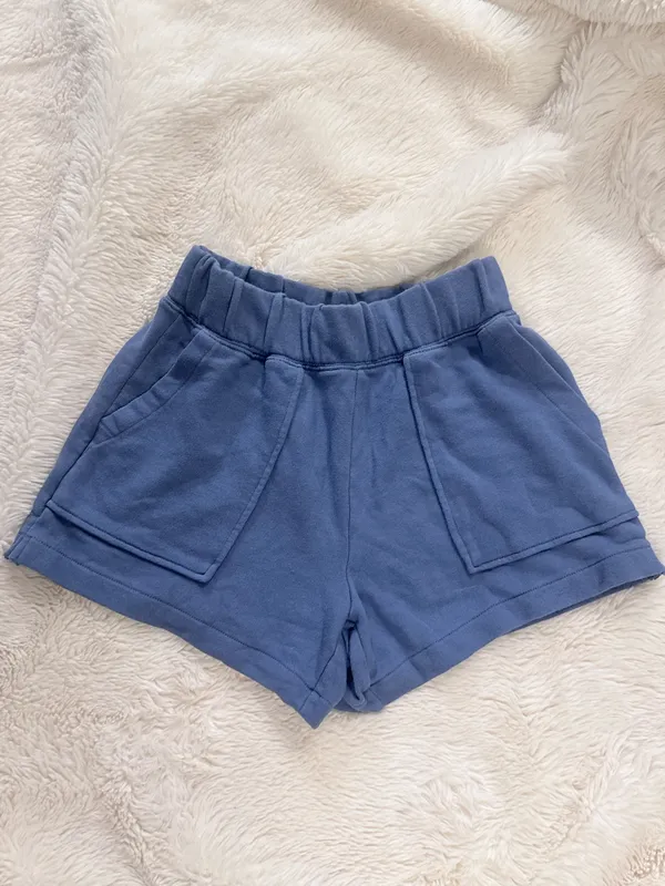 aerie go to fleece shorts - Image 2