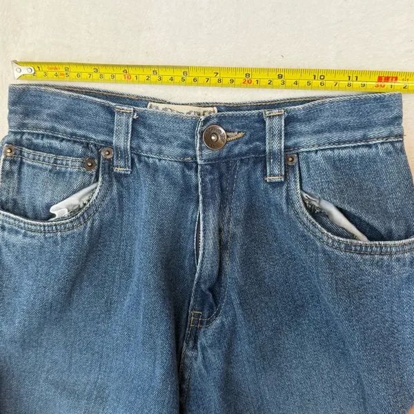 Y2K Baggy Jeans, Wide Leg, Mid Rise, Carpenter/Skater style, Petite/Ankle Crop - Image 9