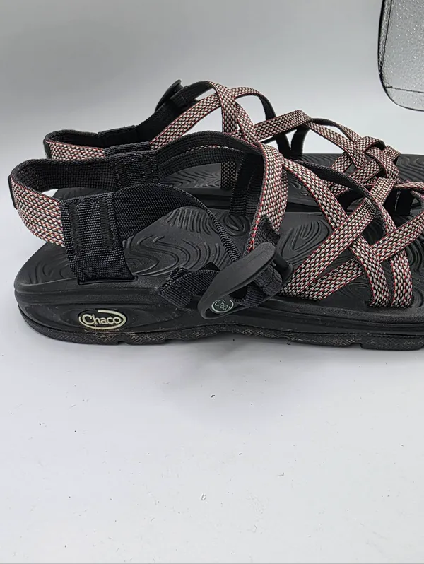 Chacos Womens ZX/2 Classic Black Red A Strappy Sport Sandals Size 9 Waterproof - Image 5