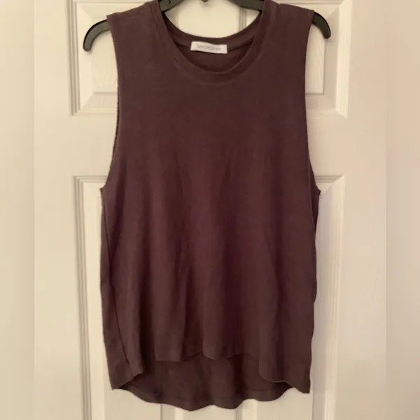 Daydreamer Women’s Brown Tank Top Size Small - Image 2