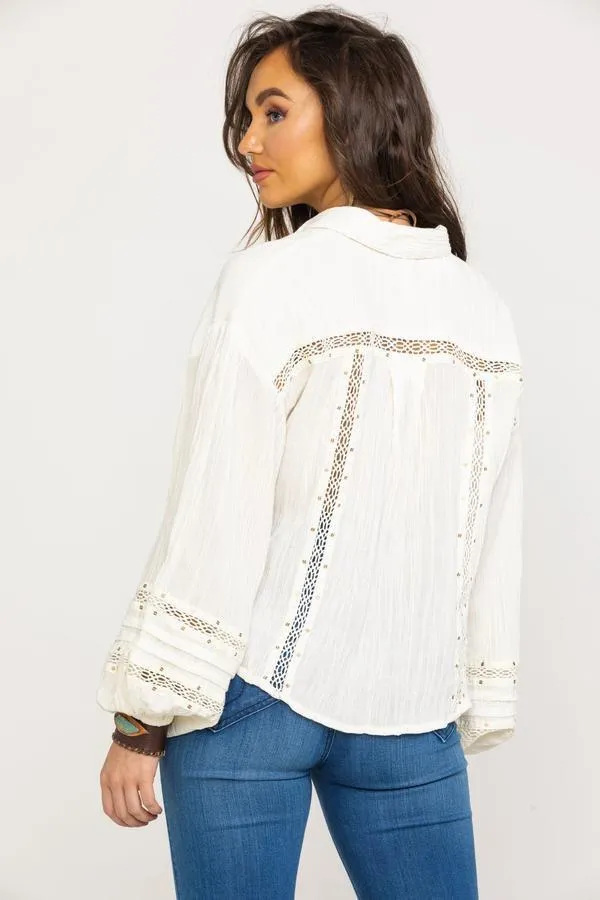 Button Up Blouse NWT - Image 2