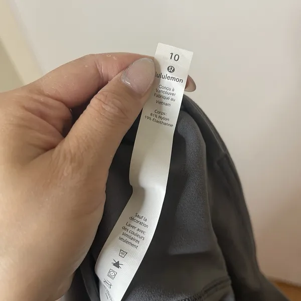 LULULEMON gray jogger tapered legging pants size US 10 - Image 6