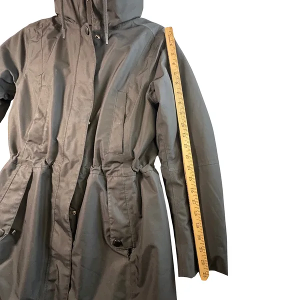 Helly Hansen Aden‎ Insulated Parka Jacket Black Primaloft Sherpa Hood Womens XS - Image 10